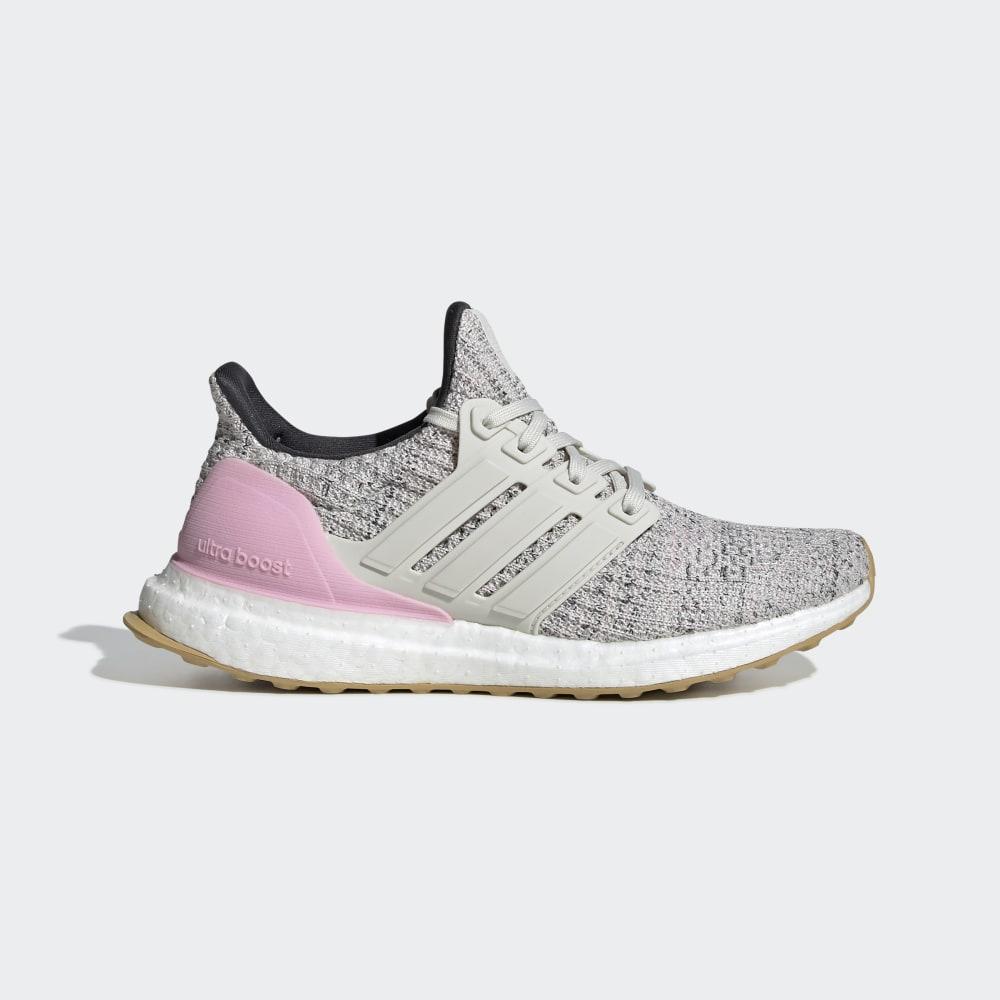 Adidasi Alergare Adidas Ultraboost Fete Romania - Roz/Albi/Gri Inchis F34033